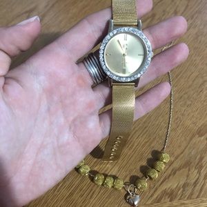 Charmin Charlie’s watch and necklace set